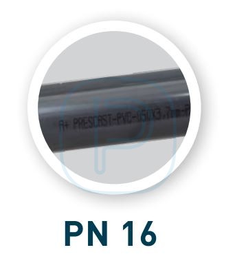Tube P.V.C. pression à coller PN16 diamètre 50 - barre de 3 ML